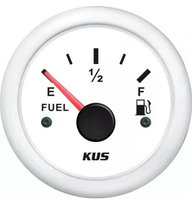 Zegar wskazujący poziom paliwa